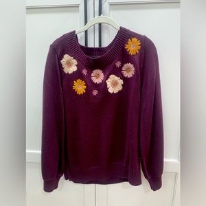 ModCloth Embroidered Sweater